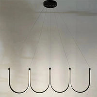 Suspension lumineuse LED "U Nordic" créative postmoderne | Marco Lucetti