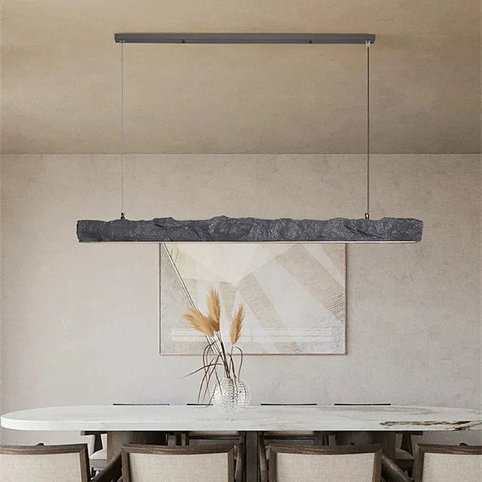 Suspension lumineuse LED Wabi-Sabi en bande nordique pour décoration intérieure de salle à manger et bar | Marco Lucetti