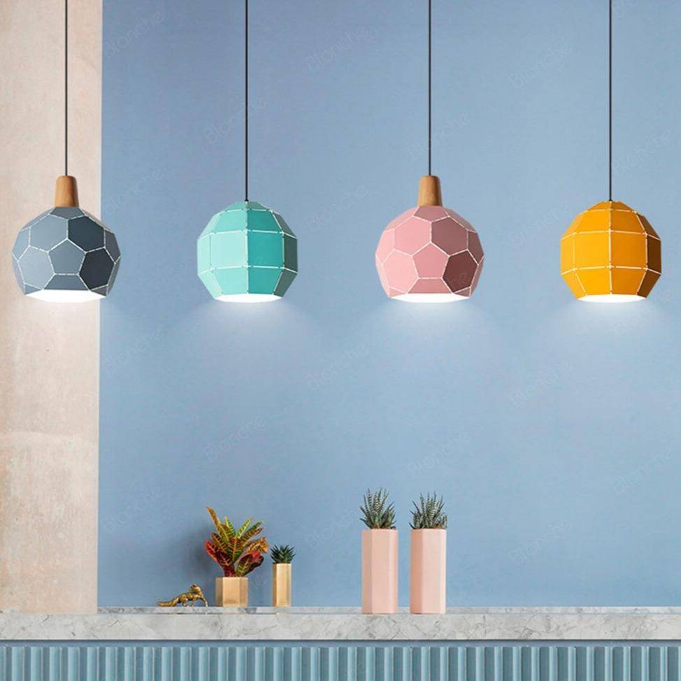 Suspension Lumineuse Métallique "Sphère Chromatique" | Marco Lucetti