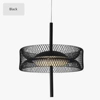 Suspension lumineuse nordique en filet design décorative cage en fer LED | Marco Lucetti