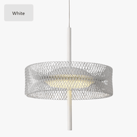 Suspension lumineuse nordique en filet design décorative cage en fer LED | Marco Lucetti