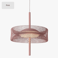 Suspension lumineuse nordique en filet design décorative cage en fer LED | Marco Lucetti