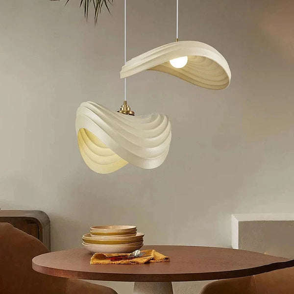 Suspension lumineuse Nordique Minimaliste Wabi Sabi Crème Style Led | Marco Lucetti