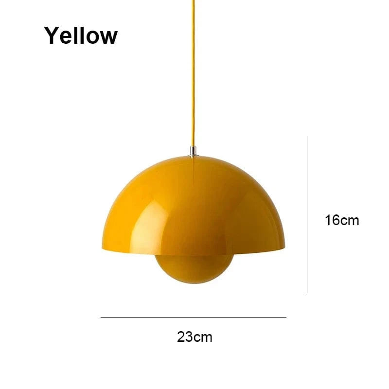 Suspension lumineuse nordique moderne pour un éclairage intérieur design | Marco Lucetti Jaune / Blanc chaud