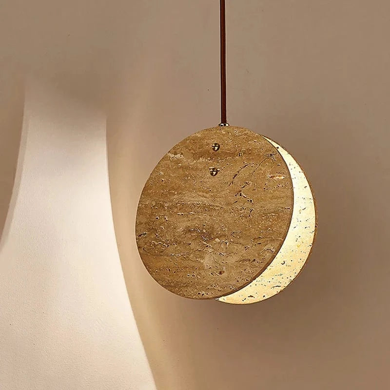 Suspension Lumineuse Nordique Scandi Wabi Sabi Jaune Piedra LED | Marco Lucetti