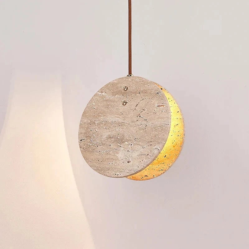Suspension Lumineuse Nordique Scandi Wabi Sabi Jaune Piedra LED | Marco Lucetti