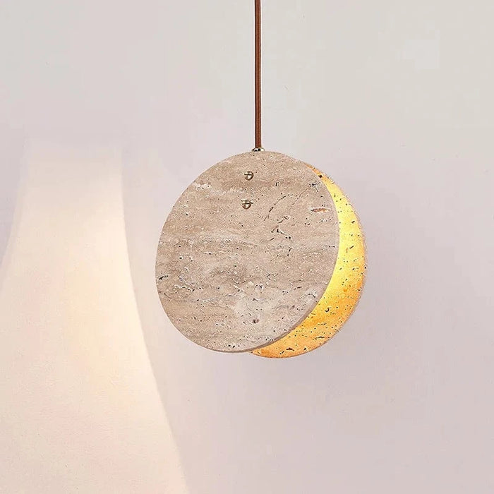 Suspension Lumineuse Nordique Scandi Wabi Sabi Jaune Piedra LED | Marco Lucetti