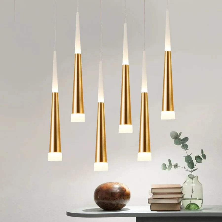 Suspension lumineuse pour cuisine et salle à manger - Collection Nordique Long Tube | Marco Lucetti