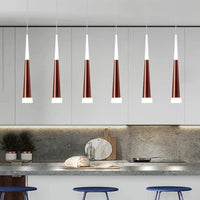 Suspension lumineuse pour cuisine et salle à manger - Collection Nordique Long Tube | Marco Lucetti