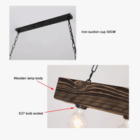 Suspension lumineuse Vintage en bois massif pour une ambiance industrielle branchée | Marco Lucetti