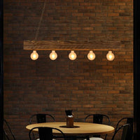 Suspension lumineuse Vintage en bois massif pour une ambiance industrielle branchée | Marco Lucetti