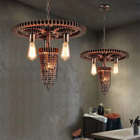 Suspension Lumineuse Vintage Industrielle en Fer pour Restaurant, Café et Bar | Marco Lucetti