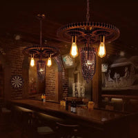 Suspension Lumineuse Vintage Industrielle en Fer pour Restaurant, Café et Bar | Marco Lucetti