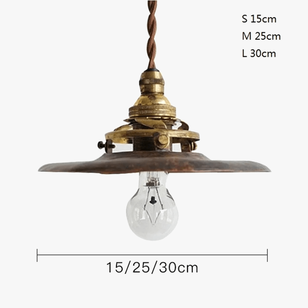 Suspension LUMINOR Vintage en Laiton | Marco Lucetti