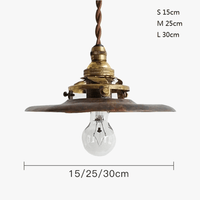 Suspension LUMINOR Vintage en Laiton | Marco Lucetti