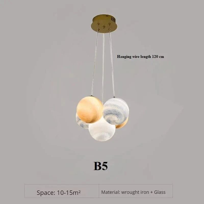 Suspension Lunaire Design Moderne | Marco Lucetti B5 / Changeable