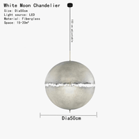Suspension Lunaire en forme de boule | Marco Lucetti