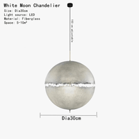 Suspension Lunaire en forme de boule | Marco Lucetti