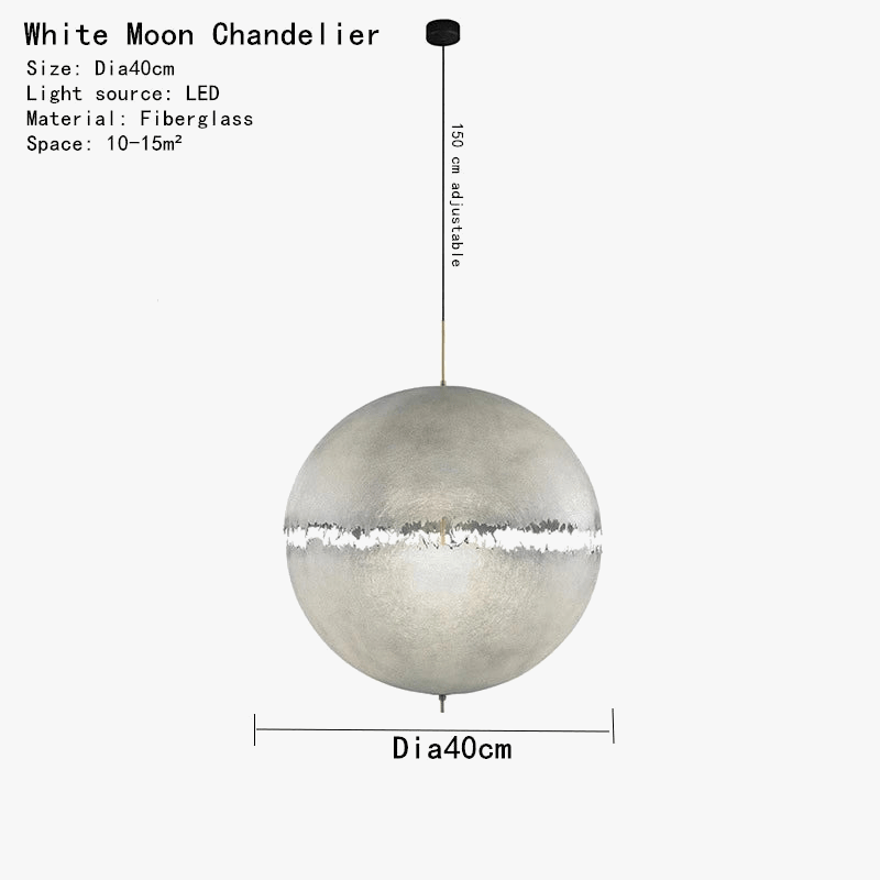 Suspension Lunaire en forme de boule | Marco Lucetti