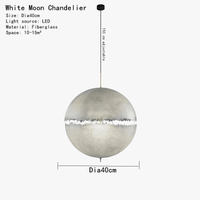 Suspension Lunaire en forme de boule | Marco Lucetti