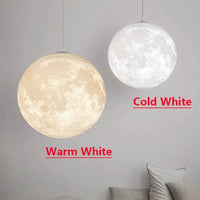 Suspension Lune LED pour Salon Salle à Manger Chambre Barre Table Lumières | Marco Lucetti