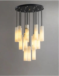 Suspension lustre design "Eclat de Marbre" avec fil réglable | Marco Lucetti