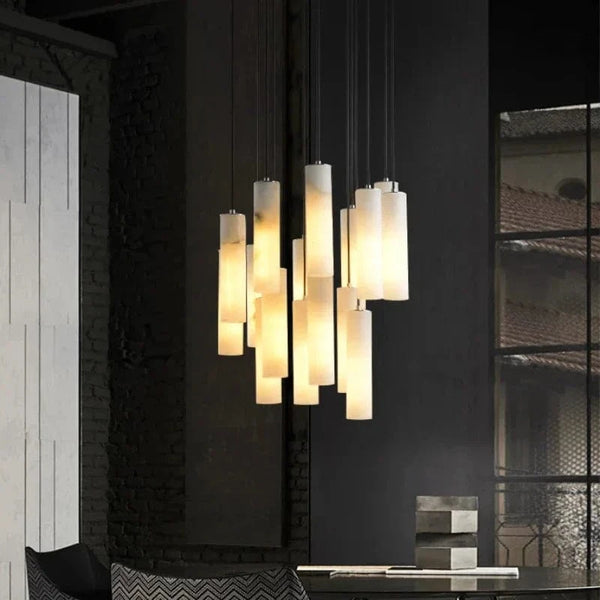 Suspension lustre design "Eclat de Marbre" avec fil réglable | Marco Lucetti