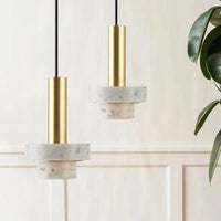 Suspension Lustre Nordique Luxe Moderne en Marbre pour Restaurant, Couloir, Café et Bar | Marco Lucetti