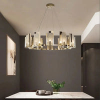 Suspension Luxe LED en Marbre Naturel | Marco Lucetti