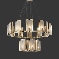 Suspension Luxe LED en Marbre Naturel | Marco Lucetti