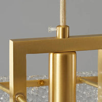 Suspension Luxe Moderne en Cuivre Doré pour Chevet, Salon et Salle à Manger | Marco Lucetti