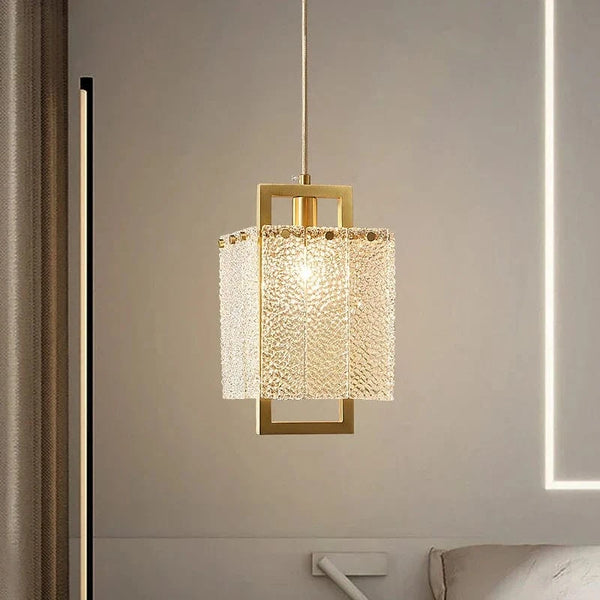 Suspension Luxe Moderne en Cuivre Doré pour Chevet, Salon et Salle à Manger | Marco Lucetti