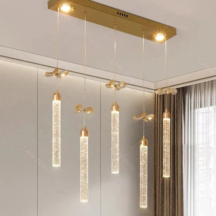 Suspension luxueuse en cristal. | Marco Lucetti