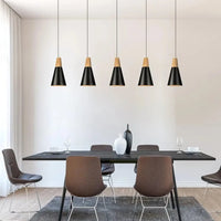 Suspension Macaron Nordique en Bois 3 Têtes pour Bar & Restaurant | Marco Lucetti