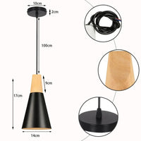 Suspension Macaron Nordique en Bois 3 Têtes pour Bar & Restaurant | Marco Lucetti C1