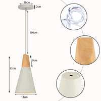 Suspension Macaron Nordique en Bois 3 Têtes pour Bar & Restaurant | Marco Lucetti C2