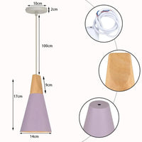 Suspension Macaron Nordique en Bois 3 Têtes pour Bar & Restaurant | Marco Lucetti C7