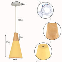 Suspension Macaron Nordique en Bois 3 Têtes pour Bar & Restaurant | Marco Lucetti C8