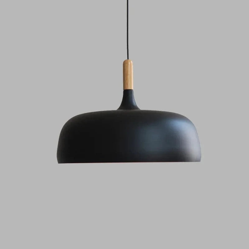 Suspension Macarone Moderne en Fer pour Restaurant & Café | Marco Lucetti NOIR / Diamètre 48x36CM