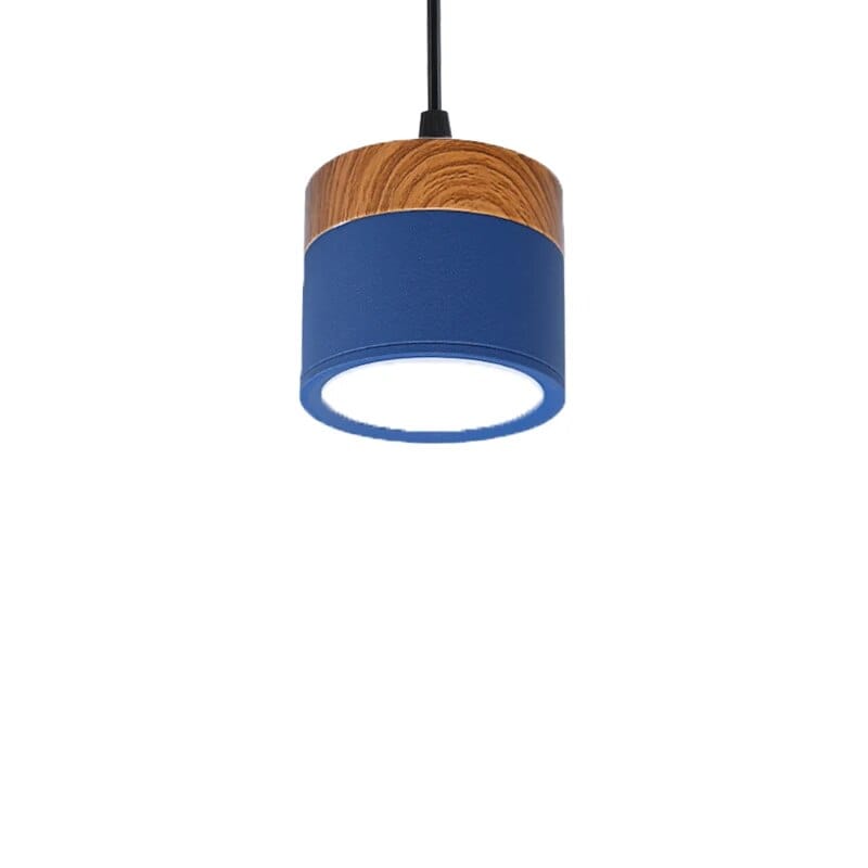 Suspension Makeron - Design Moderne | Marco Lucetti Bleu / 7 W sans gradation / Blanc froid