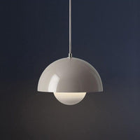 Suspension Maryana: Style Moderne, Abat-jour Demi-cercle Coloré | Marco Lucetti