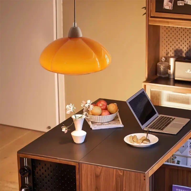 Suspension Médiévale en Bois et Verre - Style Nordique | Marco Lucetti