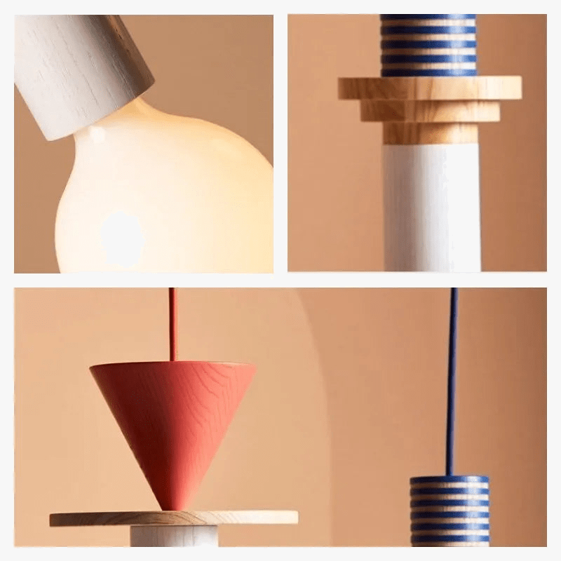 Suspension Memphis LED GeoLights | Marco Lucetti