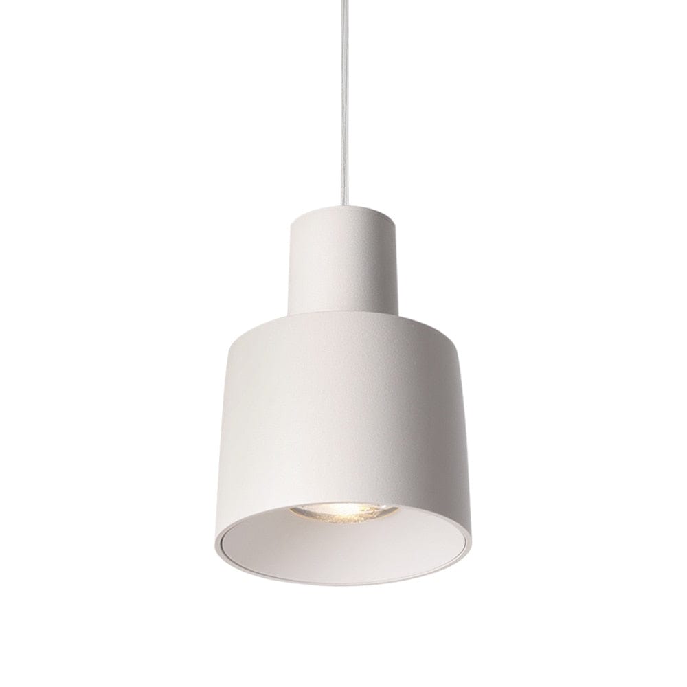 Suspension Menida - Design industriel cone-shaped | Marco Lucetti Blanc / 9W / Chaude