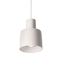 Suspension Menida - Design industriel cone-shaped | Marco Lucetti Blanc / 9W / Chaude