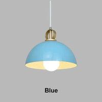 Suspension Métal Colorée Moderne | Marco Lucetti Bleu / Blanc froid
