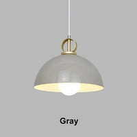 Suspension Métal Colorée Moderne | Marco Lucetti Gris / Blanc froid