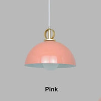 Suspension Métal Colorée Moderne | Marco Lucetti Rose / Blanc froid