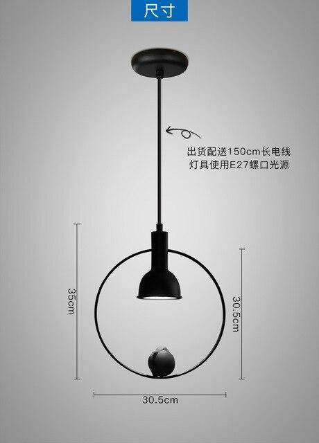 Suspension métallique avec pendentif en forme d'oiseau | Marco Lucetti A