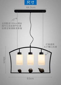 Suspension métallique avec pendentif en forme d'oiseau | Marco Lucetti D